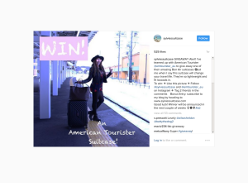 Win an American Tourister Suitcase