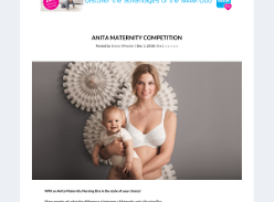 Win an Anita Maternity Nursing Bra in the style of your choice