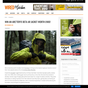 Win An Arc’teryx Beta AR Jacket
