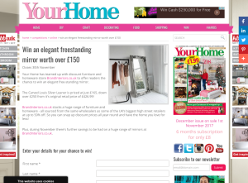 Win an elegant freestanding mirror worth over £150