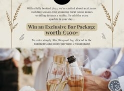 Win an Exclusive Bar Package at Weald of Kent Golf Course & Hotel
