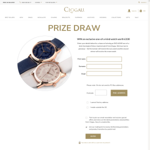 Win an exclusive one-of-a-kind watch