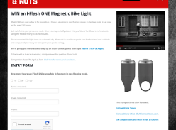 Win an I-Flash ONE Magnetic Bike Light