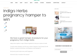 Win an Indigo Herbs Pregnancy Hamper