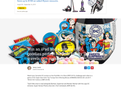 Win an iPad + Bundle of DC Goodies