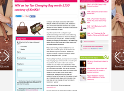 Win an Ivy Tan Changing Bag