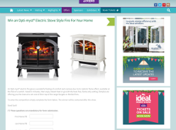 Win an Opti-myst Electric Stove Style Fire