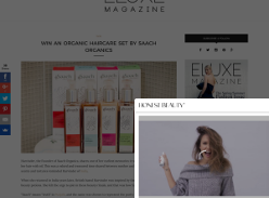 Win an Organic Haircare Set by Saach Organics