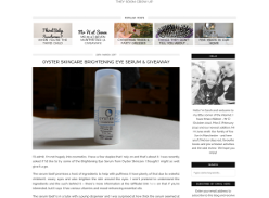 Win an Oyster Skincare Brightening Eye Serum