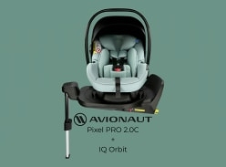 Win an Avionaut Pixel PRO 2.0C & IQ Orbit Isofix Base