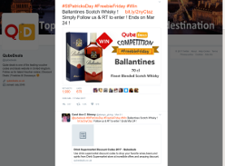 Win Ballantines Scotch Whisky