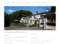 Win B&B stay at The Wild Boar Inn, Windermere