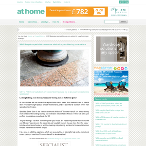 Win Bespoke Specialist Stone Care Advice
