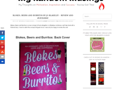 Win Blokes, Beers and Burritos by Jo Blakeley Book