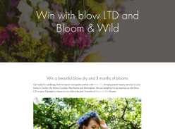 Win Blow Dry and Flowers For Three Months