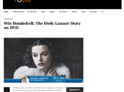 Win Bombshell: The Hedy Lamarr Story on DVD