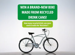 Win a Brand New Bike Made from Recycled Drink Cans