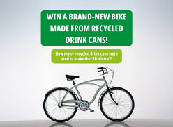 Win a Brand New Bike Made from Recycled Drink Cans