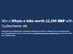Win a Brand-New Whyte E-Bike Worth £2,299