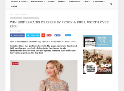 Win Bridesmaids Dresses By Frock & Frill