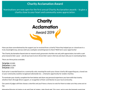 Win Cash for Your Local Charity