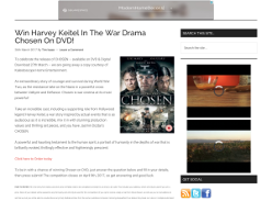 Win Chosen on DVD