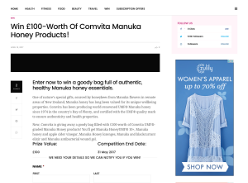 Win Comvita Manuka Honey Products worth £100