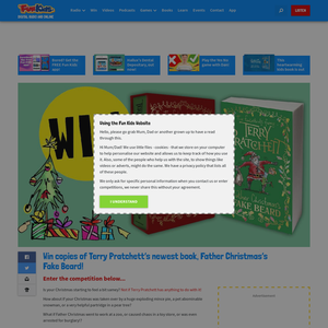 Win copies of Terry Pratchett’s newest book, Father Christmas’s Fake Beard