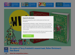 Win copies of Terry Pratchett’s newest book, Father Christmas’s Fake Beard