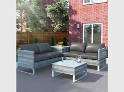 Win Corner Rattan Sofa Set from Garden Buildings Direct