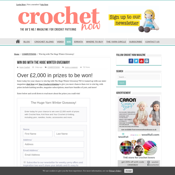 Win craft goodies