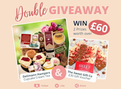 Win a Delimann Hampers Cupcake Cream Tea & a £30 Gift Voucher
