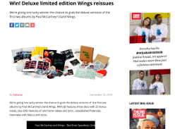 Win Deluxe limited edition Wings reissues