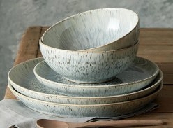 Win a Denby Halo Speckle 12 Piece Coupe Tableware Set