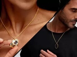 Win a Diamond Heart and Onyx Dog Tag Locket