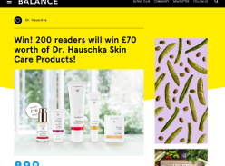 Win Dr Hauschka Skin Care Products