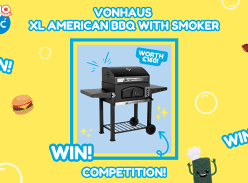 Win an Extra Large American BBQ with Smoker