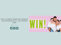 Win a Family Portrait Session and Framed Wall Art