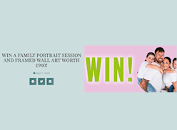 Win a Family Portrait Session and Framed Wall Art