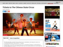 Win Family Ticket to The Chinese State Circus