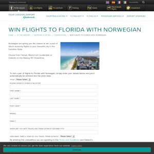 Win flights to Florida with Norwegian