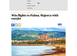 Win flights to Palma, Majorca with easyJet