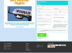 Win flights with Ryan Air