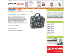 Win Floral Sewing Machine Bag