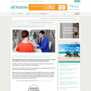 Win free property mentoring from Mandy St John Davey