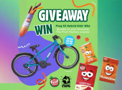 Win a Frog Bike and Snack Bundle