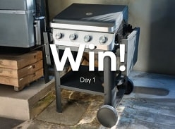 Win the Goodhome Powell 4 Burner Gas BBQ