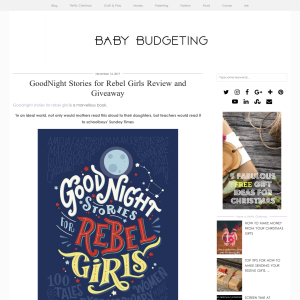 Win Goodnight Stories For Rebel Girls Book