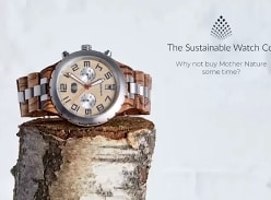 Win a Handmade Wood Watch