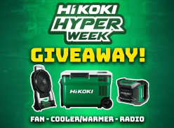 Win a Hikoki Fan, Cordless Cooler/Warmer, and Radio